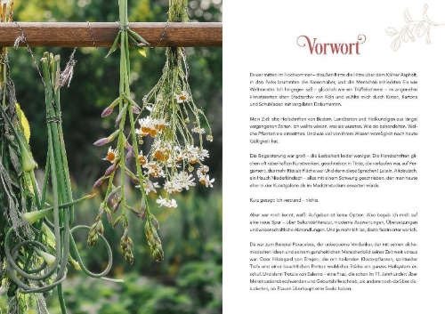 Buchcover und Innenansicht für das Buch: Herbal Healing - Medizin aus der Natur