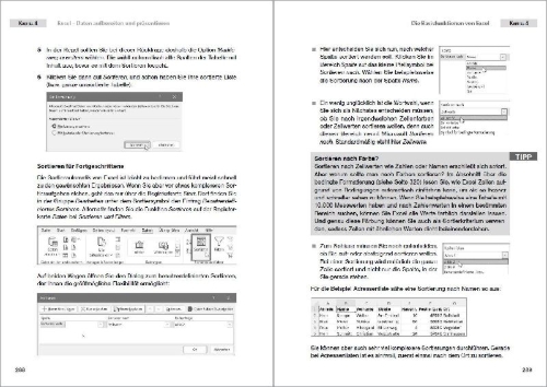 Buchcover und Innenansicht für das Buch: Office 2024 und Microsoft 365 - Das Praxishandbuch