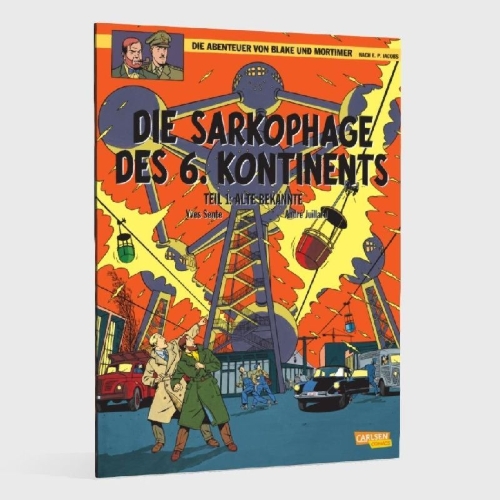 Buchcover und Innenansicht für das Buch: Les Sarcophages du 6e continent - Tome 1