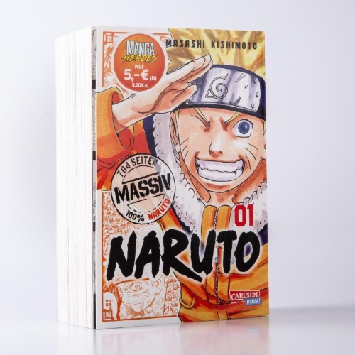 Buchcover und Innenansicht für das Buch: SHUEISHA JUMP REMIX NARUTO