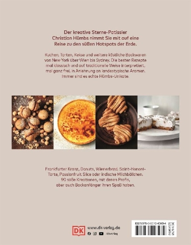 Buchcover und Innenansicht für das Buch: Back dich um die Welt