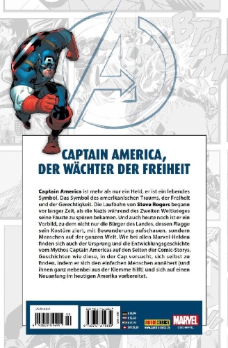 Buchcover und Innenansicht für das Buch: Avengers Collection: Captain America