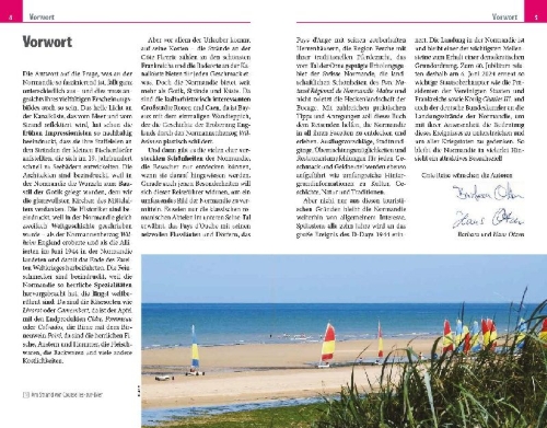 Buchcover und Innenansicht für das Buch: Reise Know-How Reiseführer Normandie
