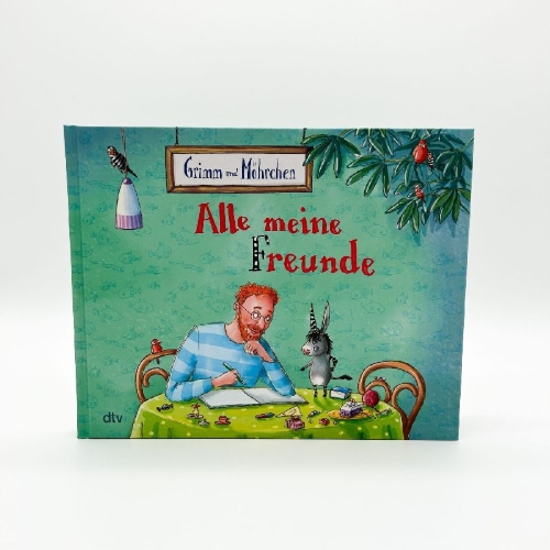 Buchcover und Innenansicht für das Buch: Grimm und Möhrchen - Alle meine Freunde