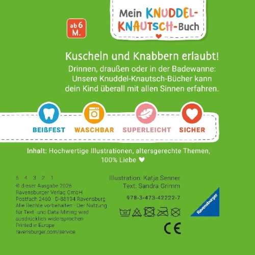Buchcover und Innenansicht für das Buch: Mein Knuddel-Knautsch-Buch: Mein Traktor