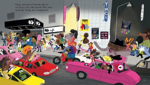 Buchcover und Innenansicht für das Buch: Paco et le disco - 16 musiques à écouter