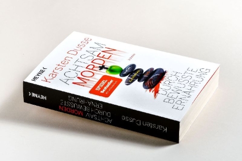 Buchcover und Innenansicht für das Buch: Achtsam morden durch bewusste Ernährung