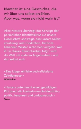 Buchcover und Innenansicht für das Buch: Identitätskrise