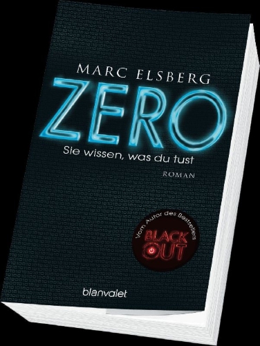 Buchcover und Innenansicht für das Buch: ZERO - Sie wissen, was du tust