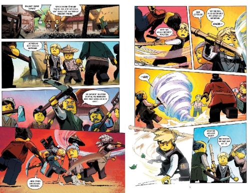 Buchcover und Innenansicht für das Buch: LEGO® NINJAGO® - Angriff der Schlangen