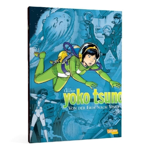 Buchcover und Innenansicht für das Buch: Yoko Tsuno Sammelband 02: Von der Erde nach Vinea