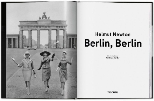 Buchcover und Innenansicht für das Buch: Helmut Newton. Berlin, Berlin