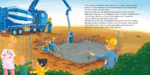 Buchcover und Innenansicht für das Buch: LESEMAUS 12: Max auf der Baustelle