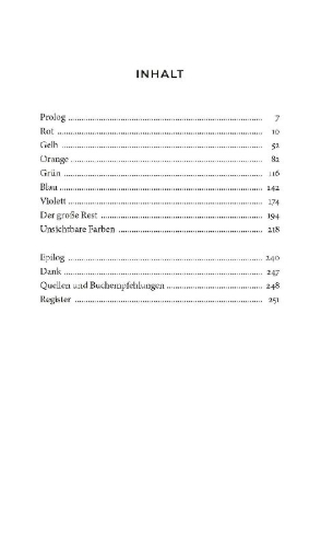 Buchcover und Innenansicht für das Buch: Die Farben des Universums