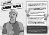 Buchcover und Innenansicht für das Buch: Mein Fußballheld Lamine Yamal - Seine Geschichte, seine Spiele, seine Rekorde