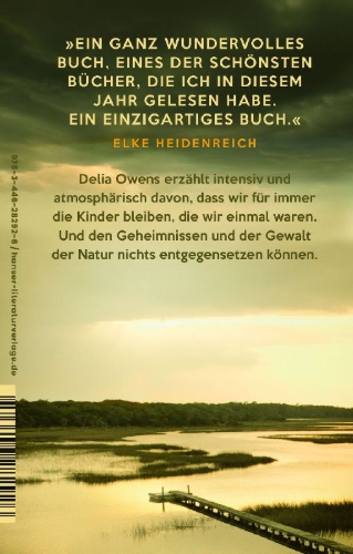 Buchcover und Innenansicht für das Buch: Where the Crawdads Sing