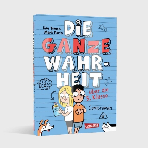 Buchcover und Innenansicht für das Buch: Die ganze Wahrheit über die 5. Klasse
