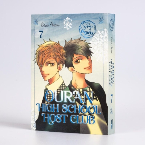 Buchcover und Innenansicht für das Buch: Ouran Koukou Host Bu