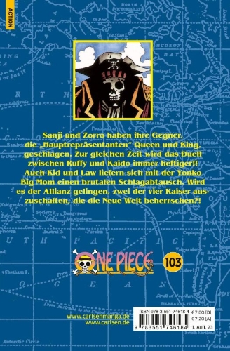 Buchcover und Innenansicht für das Buch: One Piece