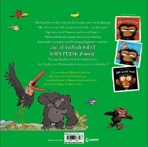 Buchcover und Innenansicht für das Buch: Grumpy Monkey - Oh, no! Christmas