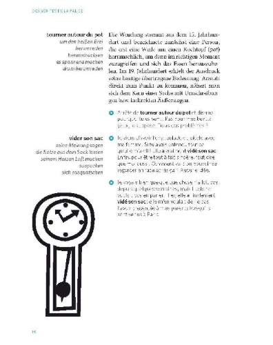 Buchcover und Innenansicht für das Buch: PONS La cerise sur le gâteau - Französische Redewendungen