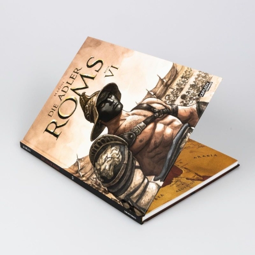Buchcover und Innenansicht für das Buch: Les Aigles de Rome - Tome 6