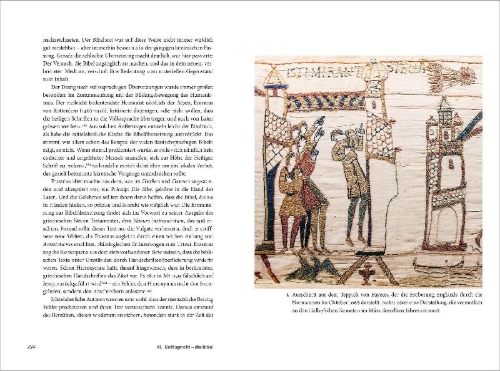 Buchcover und Innenansicht für das Buch: Gottesspuren. Das christliche Europa vor seiner Entzauberung
