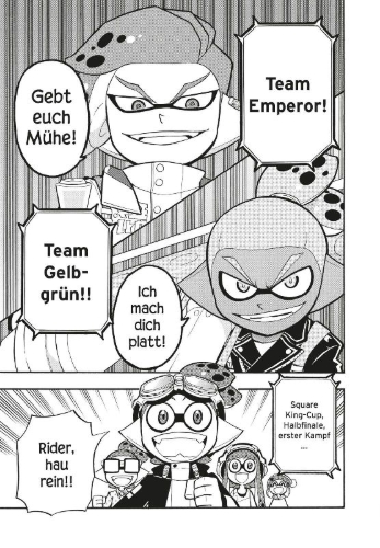 Buchcover und Innenansicht für das Buch: Splatoon