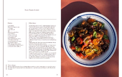Buchcover und Innenansicht für das Buch: Gesund gekocht
