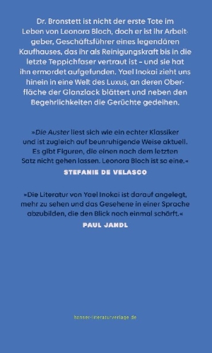 Buchcover und Innenansicht für das Buch: Die Auster