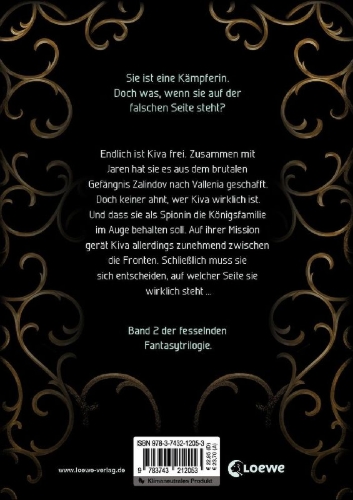 Buchcover und Innenansicht für das Buch: The Gilded Cage