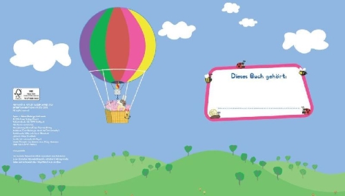 Buchcover und Innenansicht für das Buch: Peppa Kindergartenfreundebuch
