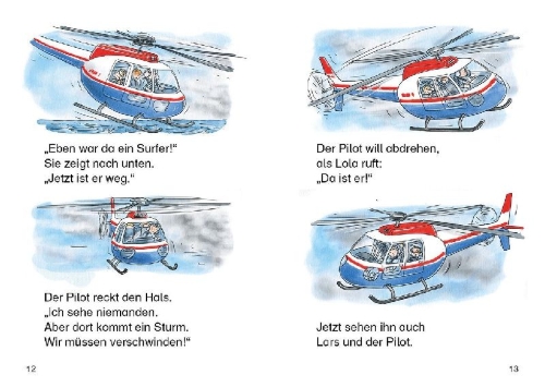 Buchcover und Innenansicht für das Buch: Leselöwen - Das Original - 7-Minuten-Geschichten zum Lesenlernen - Das Beste für Mädchen