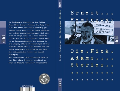 Buchcover und Innenansicht für das Buch: The Nick Adams Stories