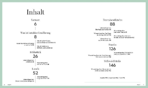 Buchcover und Innenansicht für das Buch: Essen mit Bauchgefühl