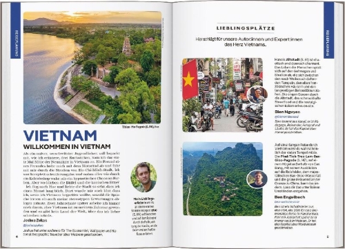 Buchcover und Innenansicht für das Buch: LONELY PLANET Reiseführer Vietnam