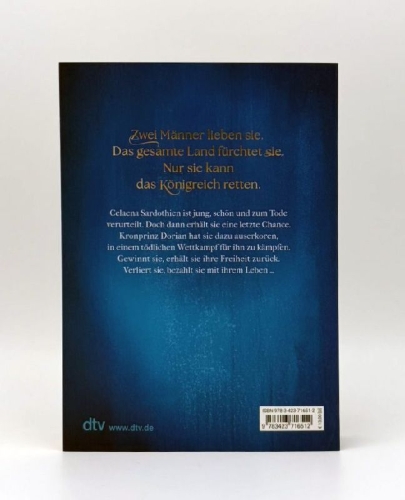 Buchcover und Innenansicht für das Buch: Throne of Glass