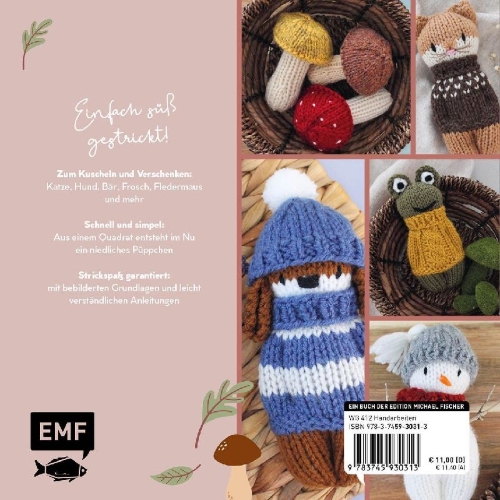 Buchcover und Innenansicht für das Buch: Strickies sweet & easy