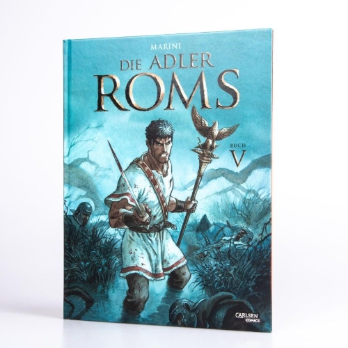 Buchcover und Innenansicht für das Buch: Les aigles de Rome - Livre V