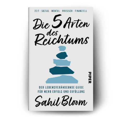 Buchcover und Innenansicht für das Buch: The 5 Types of Wealth