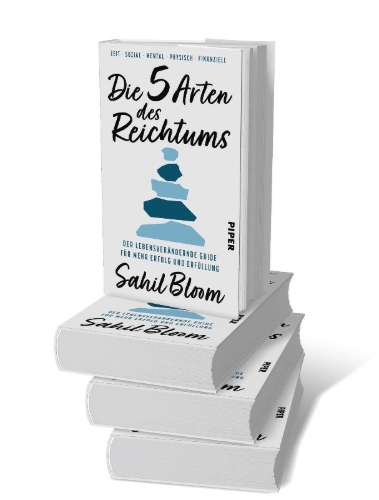 Buchcover und Innenansicht für das Buch: The 5 Types of Wealth