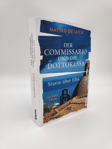 Buchcover und Innenansicht für das Buch: Der Commissario und die Dottoressa - Sturm über Elba