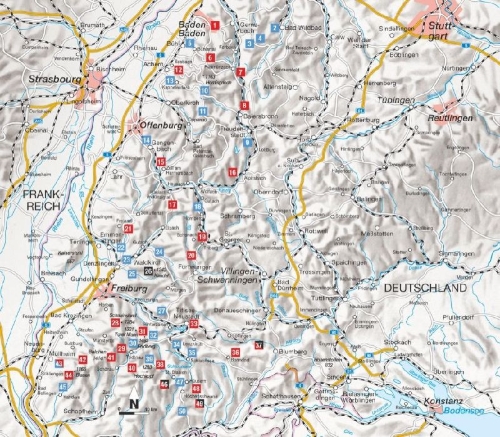 Buchcover und Innenansicht für das Buch: Leichte Wanderungen Schwarzwald