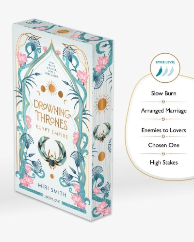 Buchcover und Innenansicht für das Buch: Drowning Thrones 1: Egypt Empire