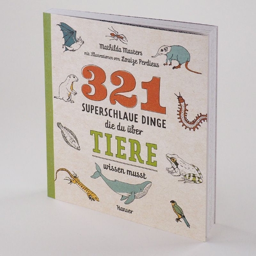 Buchcover und Innenansicht für das Buch: 312 superslimme dingen die je moet weten over dieren