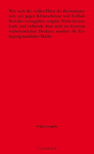 Buchcover und Innenansicht für das Buch: Law statt Order