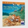 Buchcover und Innenansicht für das Buch: LESEMAUS 181: Der kleine Fuchs und andere Tiere im Wald