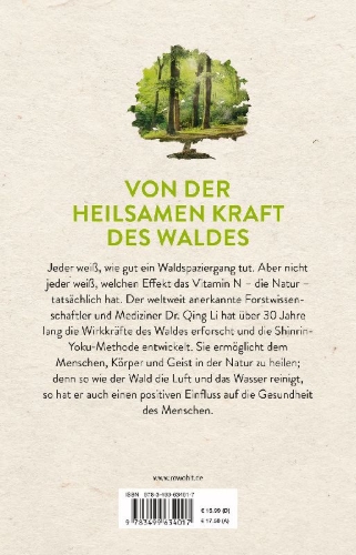 Buchcover und Innenansicht für das Buch: Shinrin-Yoku: The Art and Science of Forest Bathing