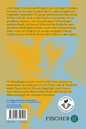 Buchcover und Innenansicht für das Buch: Das Urteil / Die Verwandlung