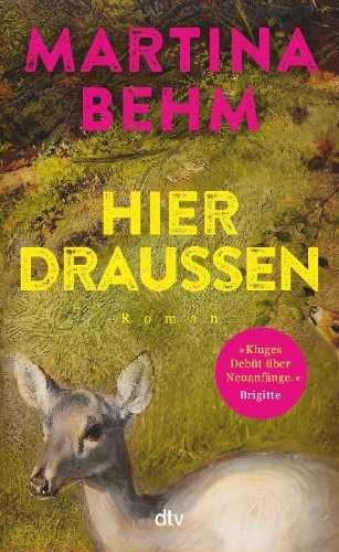 Buchcover und Innenansicht für das Buch: Hier draußen
